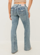 Joey mid rise flare flap, peak spot