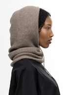 Mimi cashmere hood, smoke