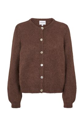 Susan alpaca cardigan, cocoa