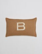 B-logo 30x50, camel/ivory