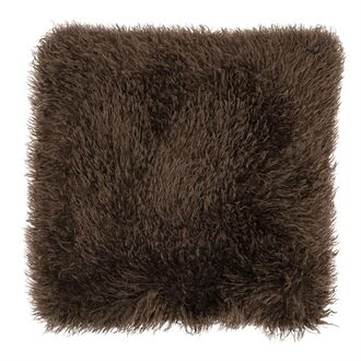 Pillow doodly 50x50, dark brown