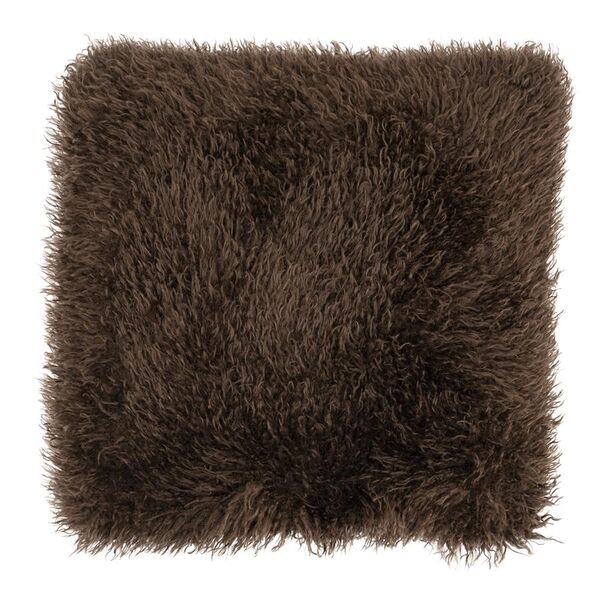 Pillow doodly 50x50, dark brown