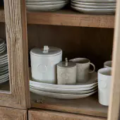 Portofino sugar jar with spoon