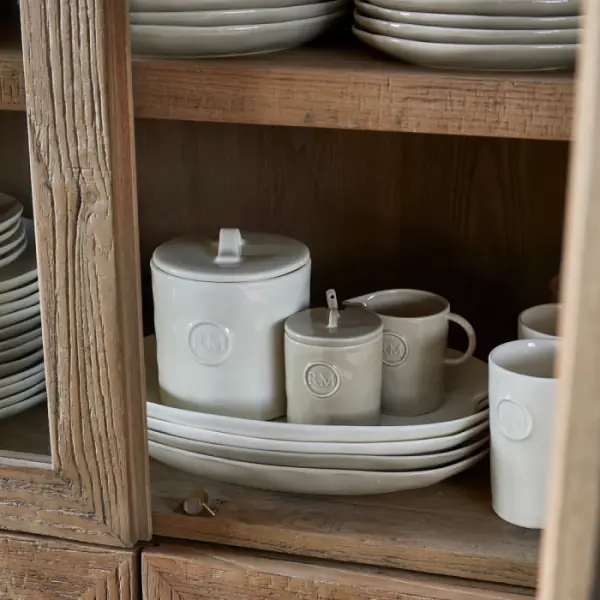 Portofino sugar jar with spoon