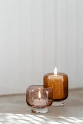 Led tealight with battery, white