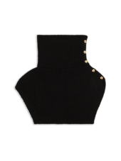 Wendy collar scarf, black