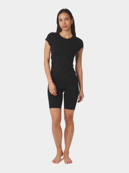 Lea wrap shorts, black