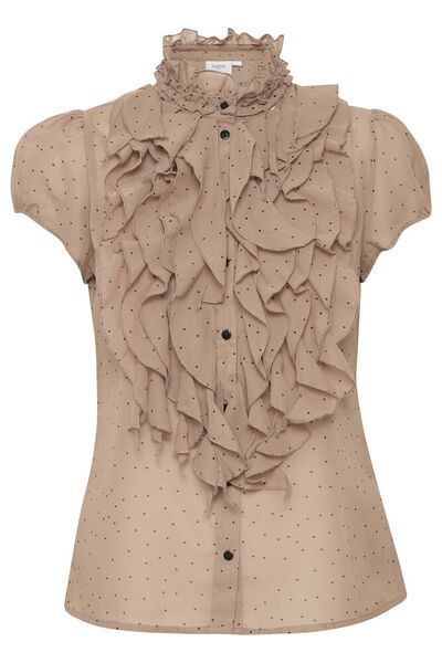 Lilja shirt, praline dot