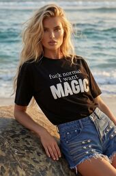 I want magic t-shirt, black