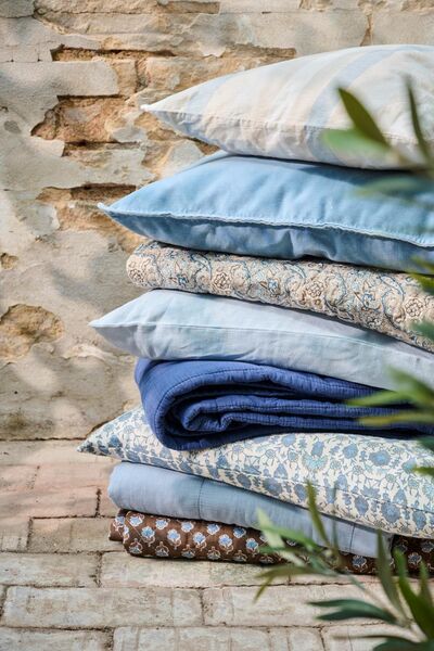 Samettityynynpäällinen 52x52, cornflower