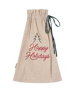 Jute/cotton Christmas tree sack, natural