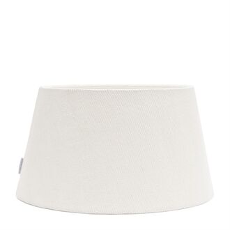 Linen taper lampshade white 45x25