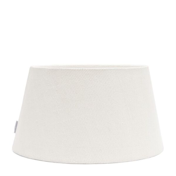 Linen taper lampshade white 45x25