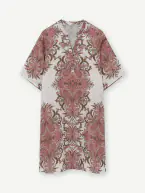 Costa dress, coral beige