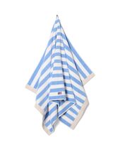 Block Striped Towel 70x130, Sky Blue/White