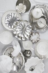 Philine tray 24x18,5cm, silver
