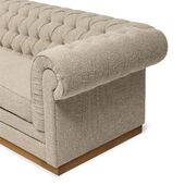 Crescent sofa, Mountain weave, dune sand