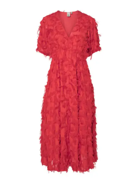 Pazylla midi dress, poinsettia