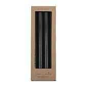 Dinner candles eco 4pcs, black