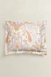 Key west paisley pillowcase, vanilla yellow