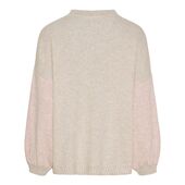 Aria knit, beige/pink