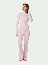 Nolana zip blouse, light pink