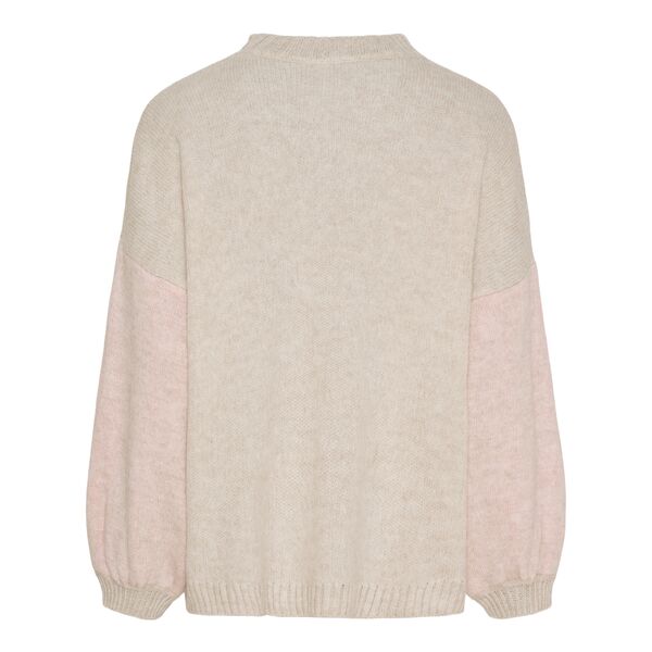 Aria knit, beige/pink