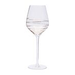 Elegant swirl wine glass