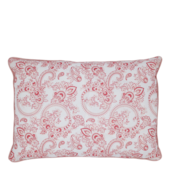 Aix pillowcase with paisley pattern 35x50, rose/white