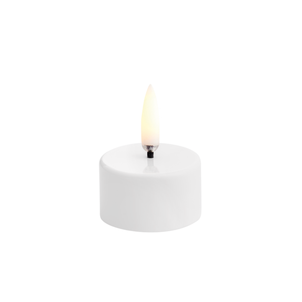 Led tealight with battery, white