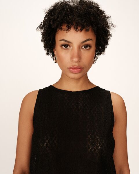 Passionnee top, noir