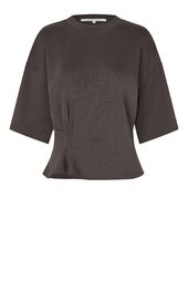 Missouri tee, dark brown melange