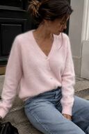Cashmere blend cardigan, baby pink