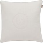 Tonal crest cushion 50x50, putty