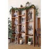 Vintage skis for deco, antique mocca