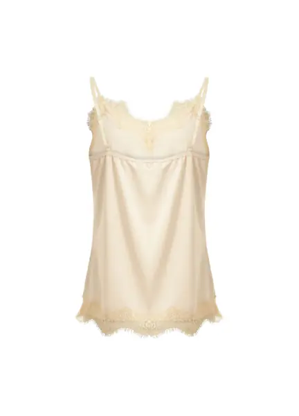 Rosie lace top, nude