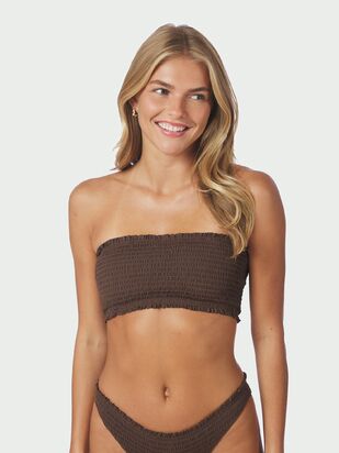 Skin lobster bikini top, brown