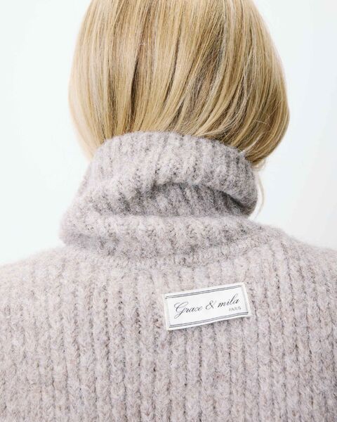 Ansel collar, taupe