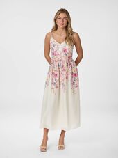 Sanni flower dress, ivory