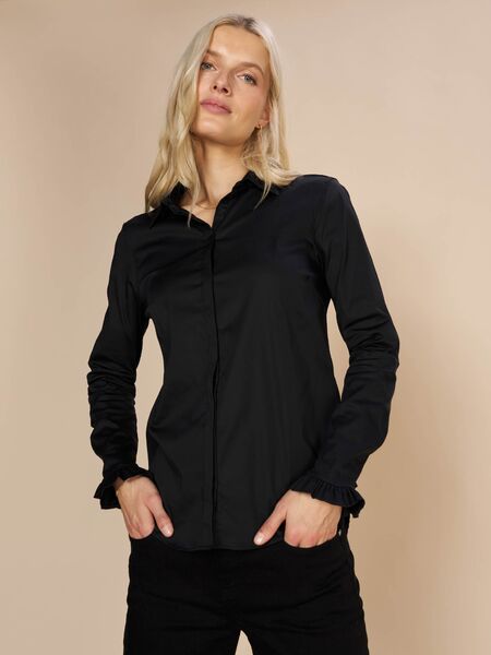 Mattie flip shirt, black