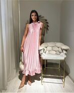 Pliseerattu mekko, light pink