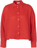 Laurentine blouse, poppy red