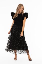 Chateau skirt, black