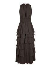 Marli solid dress, dusty brown