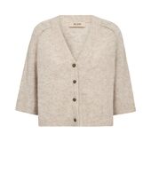 Thora lizet knit cardigan, feather gray