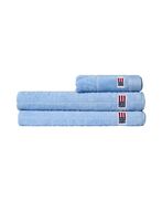 Velour Jacquard Logo Towel 30x50, Blue
