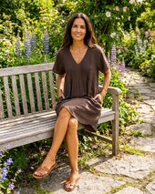 Jennifer dress, brown