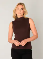 Yali top, brown