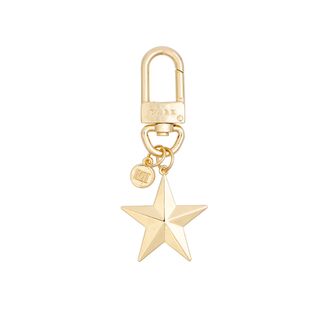 Metal sign bag charm, star