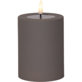 Flamme soft LED-kynttilä 12,5cm, ruskea